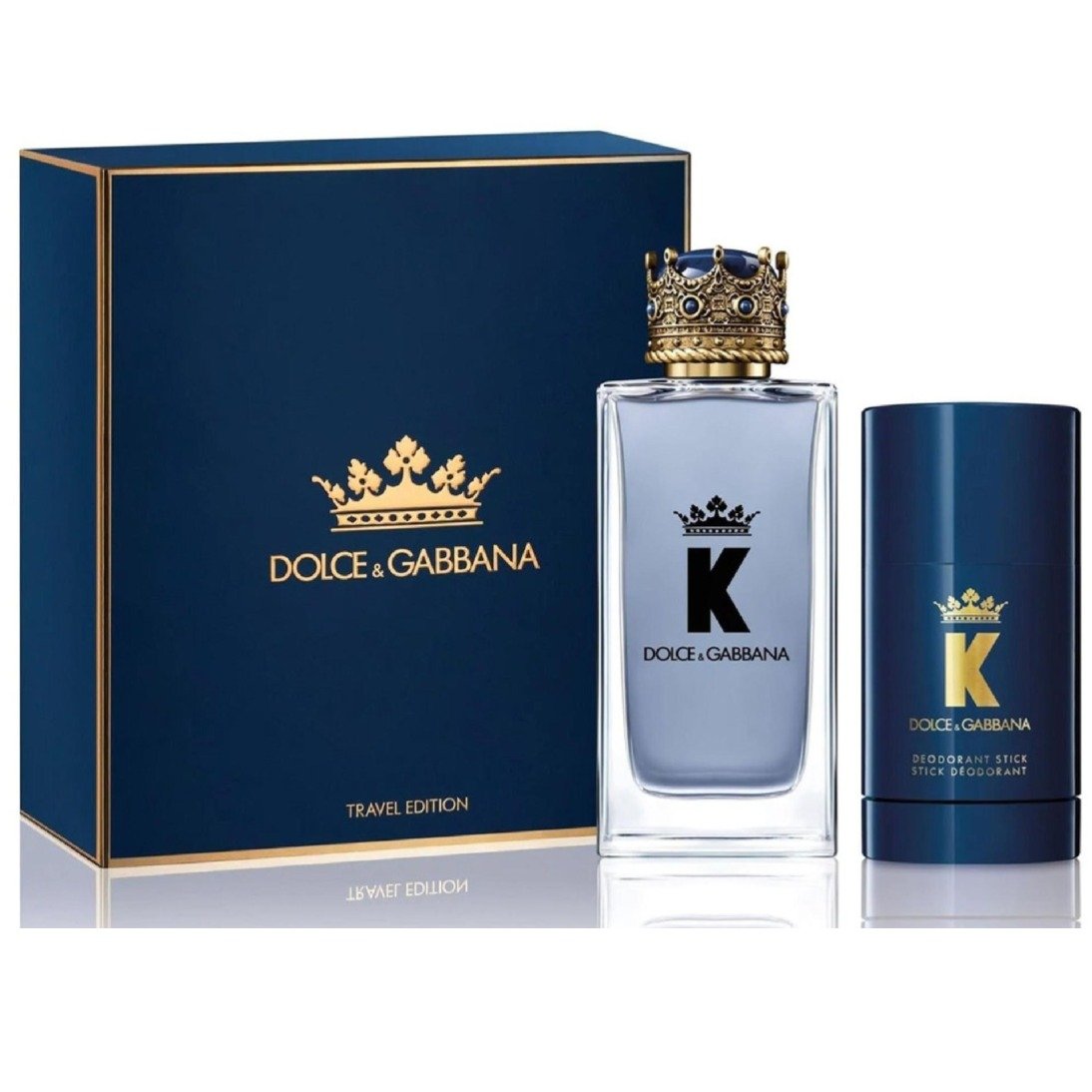 D&G KING EDT 100ML+75ML DEO STICK SET